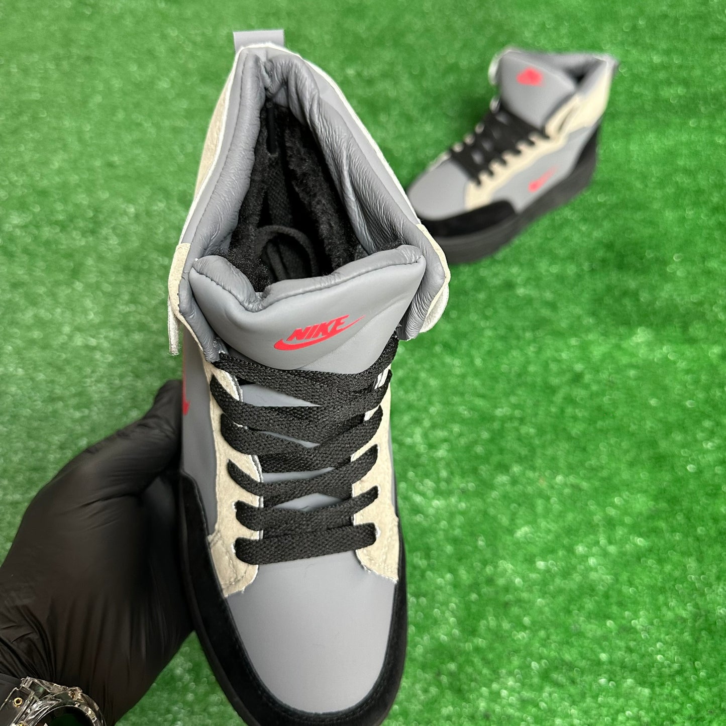 GHETE IMBLANITE BEST COD 611 GRI-ROSU