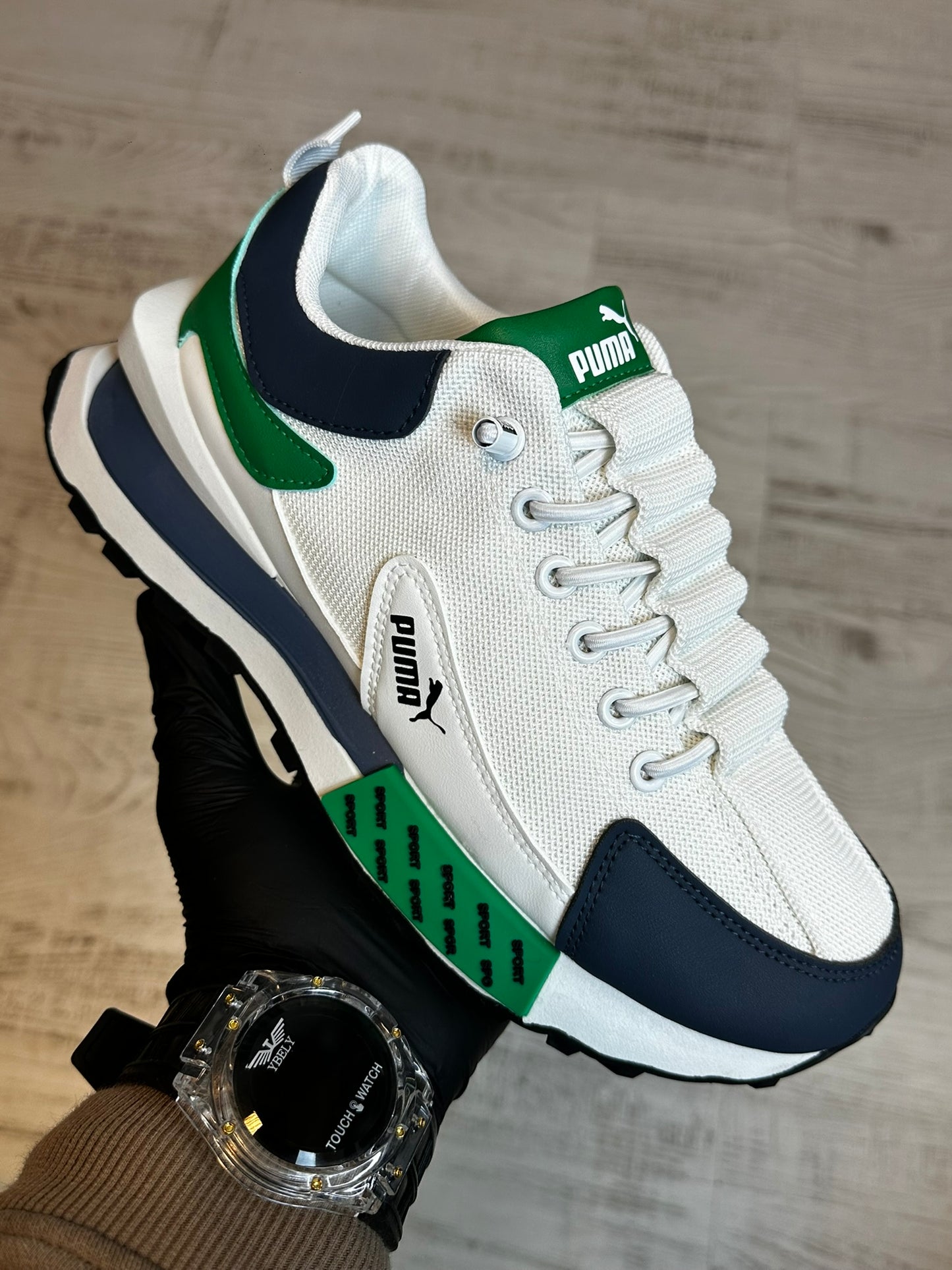 INCALTAMINTE BARBATI Alb-Verde MODEL NOU COD 421