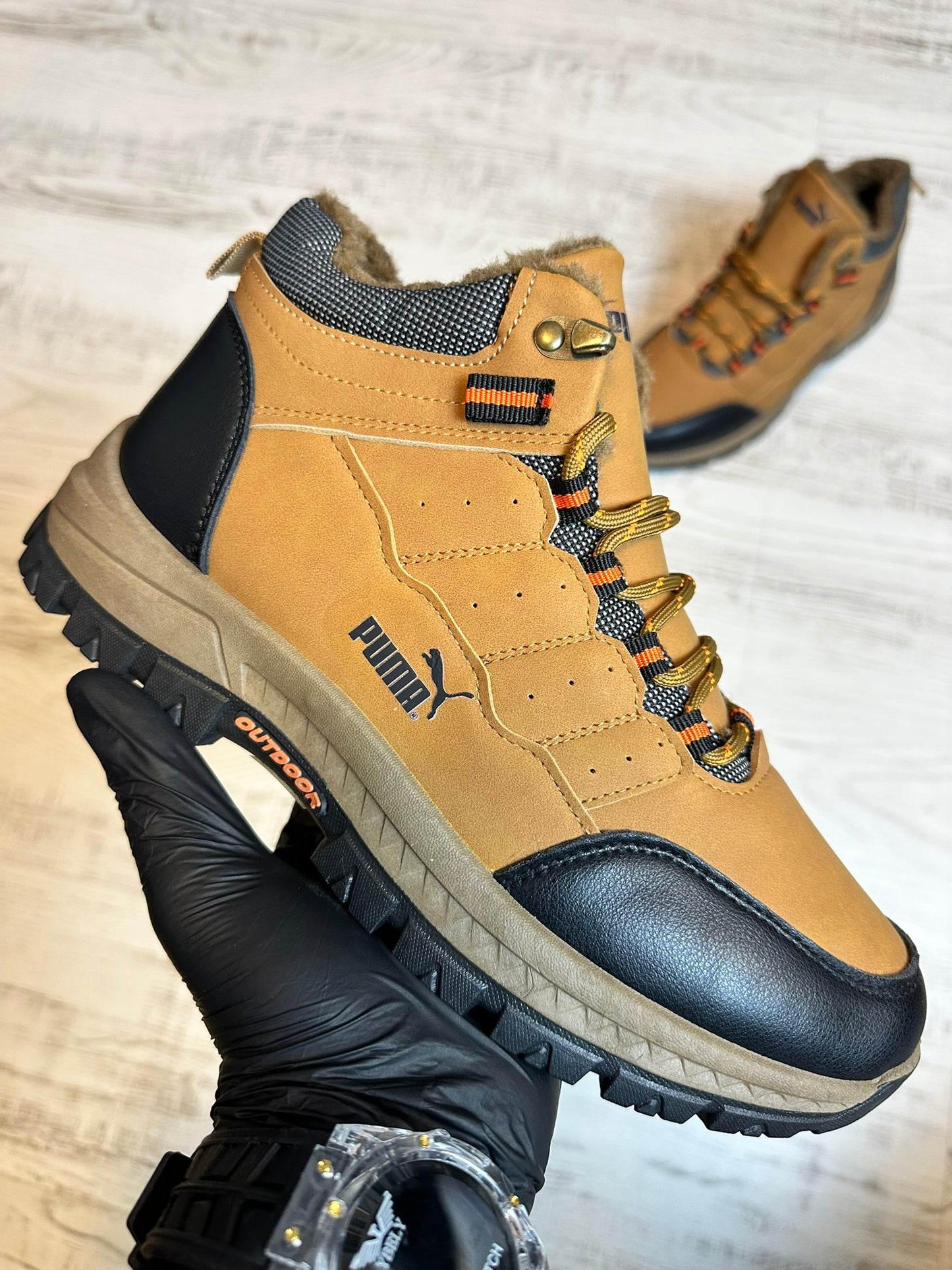 GHETE OUTDOOR CAMEL IMBLANITE MODEL NOU COD 404