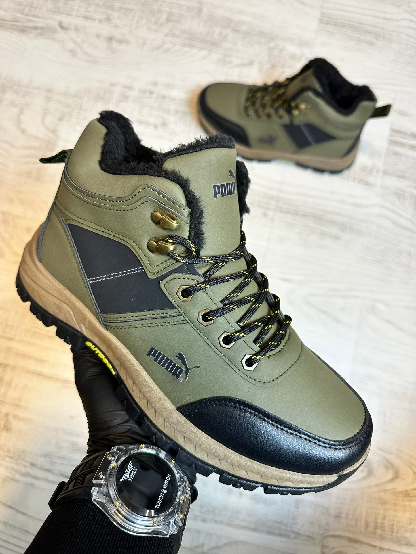 GHETE OUTDOOR KAKI IMBLANITE MODEL NOU COD 405