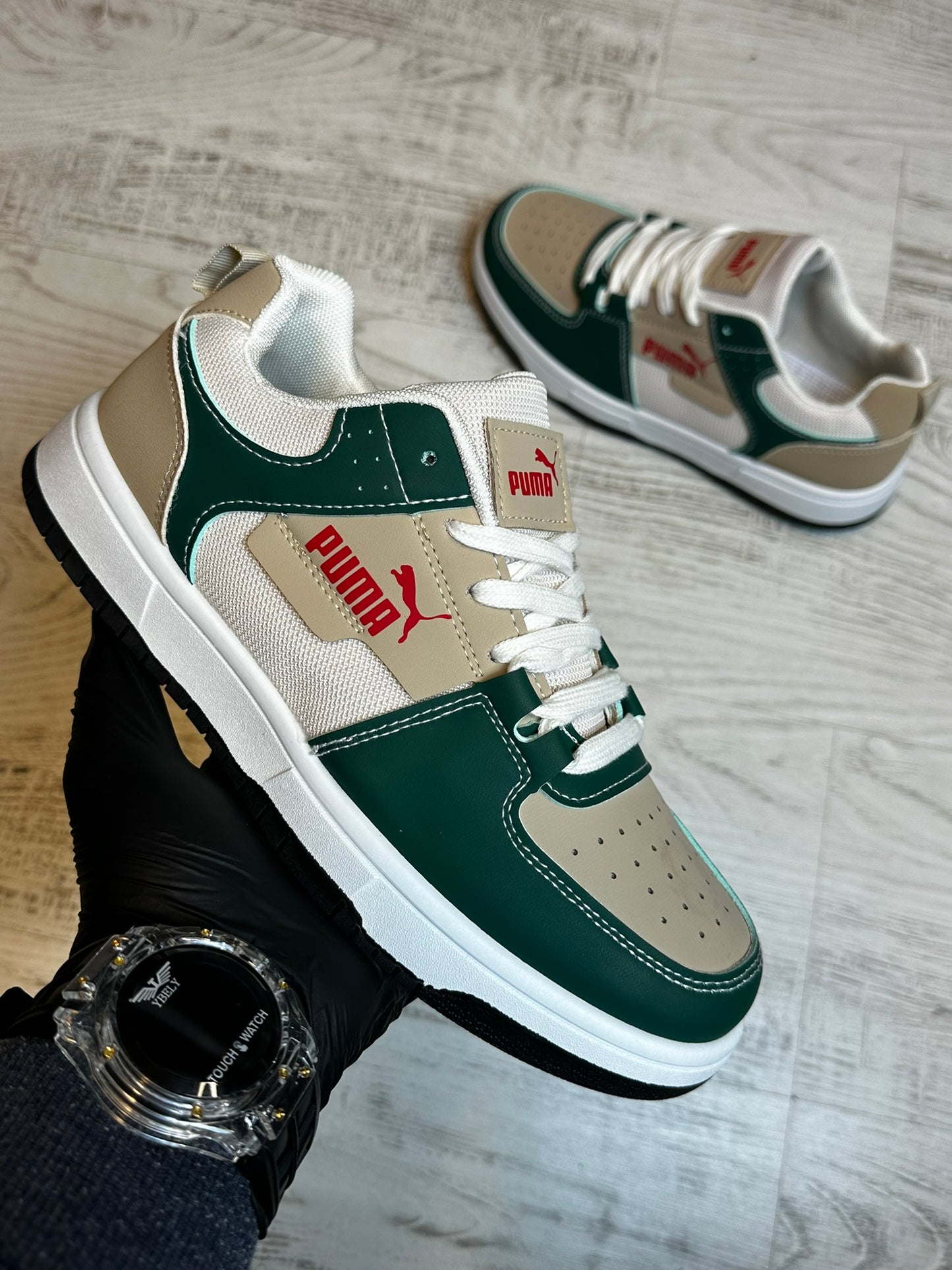 INCALTAMINTE CASUAL CREM-VERDE  MODEL NOU COD 412