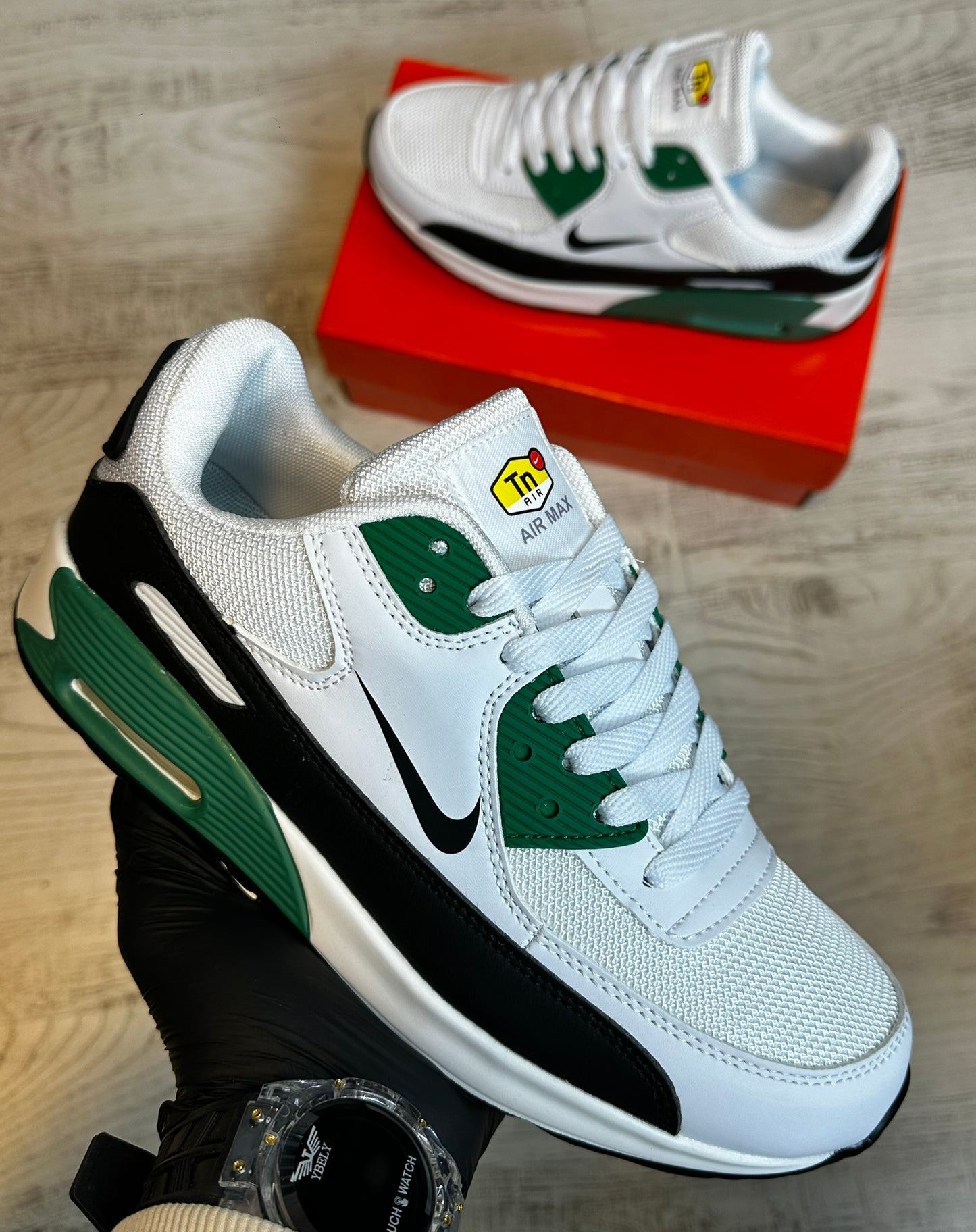 INCALTAMINTE BARBATI AIR MAX ALB-VERDE MODEL NOU COD 443